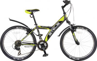 Велосипед STELS Navigator 410 (Gray-Green) - общий вид