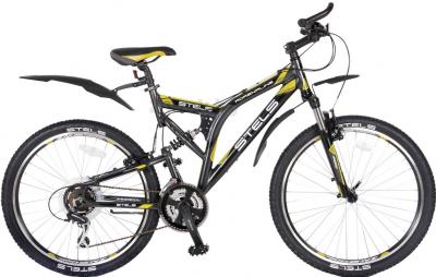 Велосипед STELS Adrenalin (Black-Yellow) - общий вид