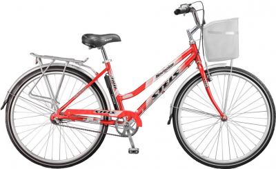 Велосипед STELS Navigator 380 Lady (красный/серебристый) - общий вид