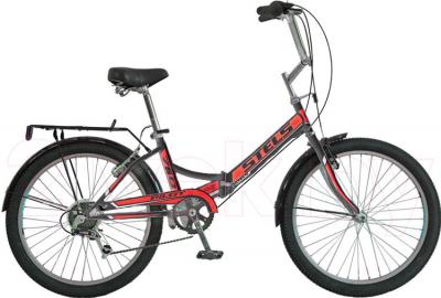 Велосипед STELS Pilot 750 (Black-Red) - общий вид