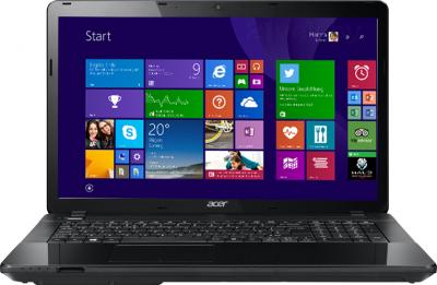 Ноутбук Acer Aspire E1-772G-34004G50Mnsk (NX.MHLER.002) - фронтальный вид