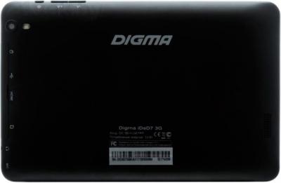 Планшет Digma iDsD7 3G (16GB, Black) - вид сзади