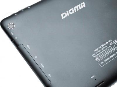 Планшет Digma iDsD8 3G (Black) - вид сзади