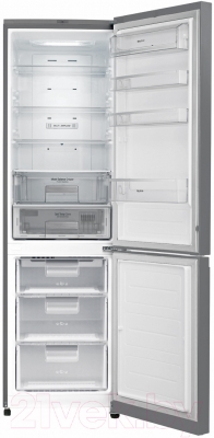 Холодильник с морозильником LG GA-B489TGRM - внутренний вид