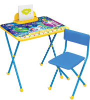 Комплект мебели с детским столом Ника КП2/8 Математика в космосе - 