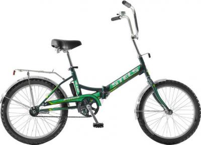 Велосипед STELS Pilot 410 (Black-Green) - общий вид