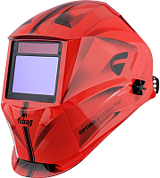 Сварочная маска Fubag Optima 4-13 Visor / 38437 (красный) - 