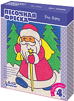 

Набор для творчества Десятое королевство, Песочная фреска. Дед Мороз / 02625