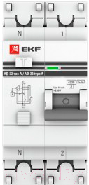 Дифференциальный автомат EKF PROxima АД-32 32/30 2п
