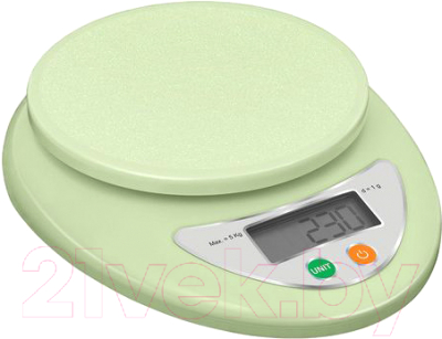 Кухонные весы Home Element HE-SC931 (зеленый нефрит)