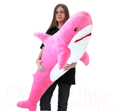 Мягкая игрушка SunRain Акула 150см (розовый)