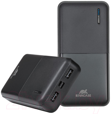 Изображение товара Портативное зарядное устройство Rivacase VA2190 20000mAh (черный)