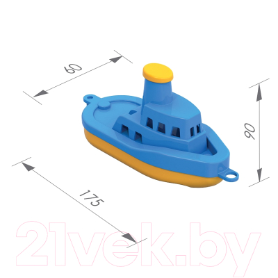Корабль игрушечный Нордпласт 008