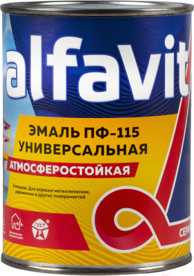 Эмаль Alfavit ПФ-115 (900г, салатовый)