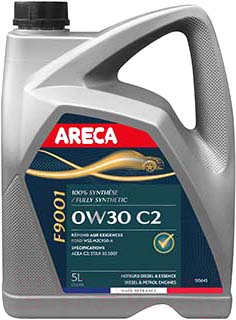 Моторное масло Areca F9001 0W30 / 051564 (5л)