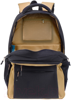 Школьный рюкзак Torber Class X / T2602-22-BEI-BLK (черный/бежевый)