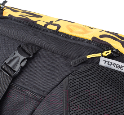 Школьный рюкзак Torber Class X Буквы / T9355-22-BLK-YEL (черный/желтый)