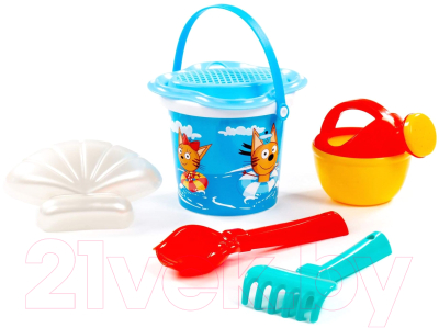 Набор игрушек для песочницы Полесье Три кота и море приключений №2 / 91918 (в ассортименте)