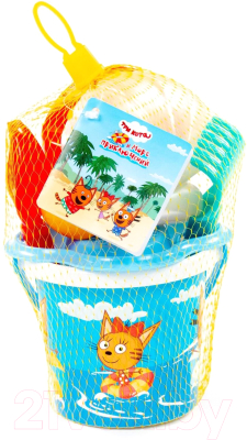 Набор игрушек для песочницы Полесье Три кота и море приключений №2 / 91918 (в ассортименте)