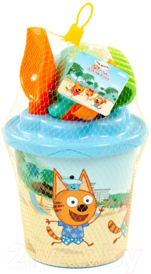 Набор игрушек для песочницы Полесье Три кота и море приключений №5 / 91949 (в ассортименте)