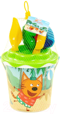 Набор игрушек для песочницы Полесье Три кота и море приключений №5 / 91949 (в ассортименте)
