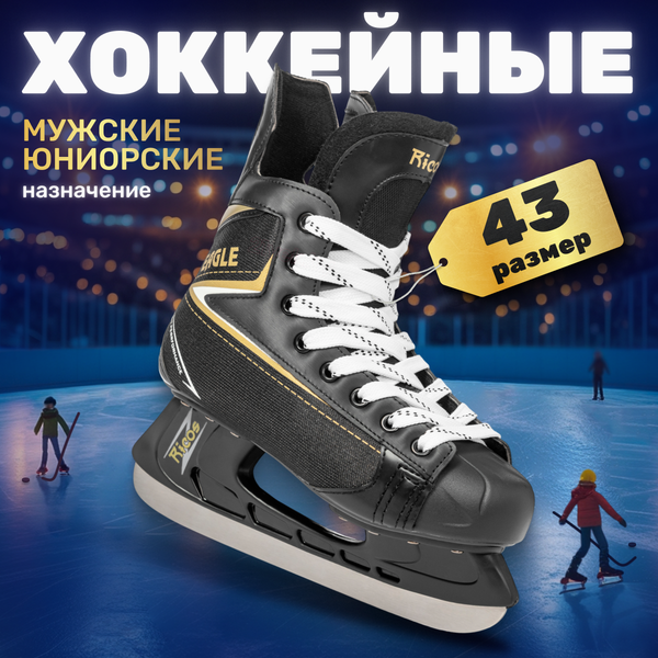Коньки хоккейные Ricos Eagle PW-206AJ (р.43)