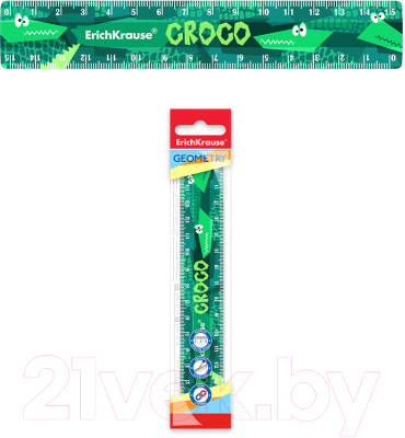 Изображение товара Линейка Erich Krause Real Croco / 55472
