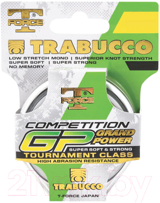Леска монофильная Trabucco T-Force Competition Gp Grand Power 0.10мм 50м / 052-73-100