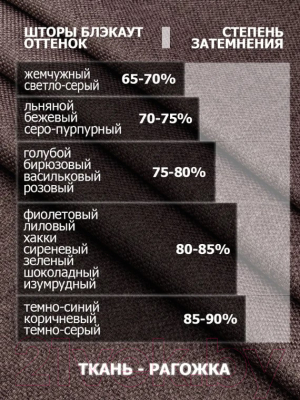Изображение товара Штора Модный текстиль 112MT222627 (250x150, светло-серый)