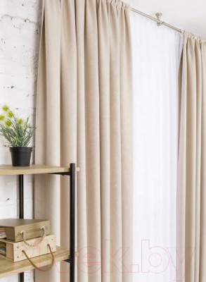 Изображение товара Штора Модный текстиль 112MT391001-1 (250x150, жемчужный)