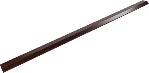 Планка карнизная Технониколь Для гибкой черепицы 75x50x5x2000 RAL 8017 (коричневый)