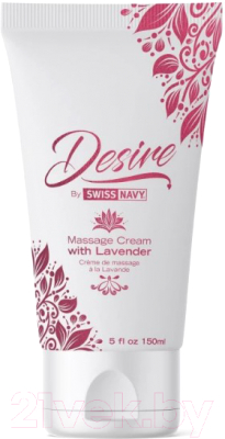 Эротическое массажное масло Swiss Navy Desire Massage Cream With Lavender / DESMC5 (150мл)