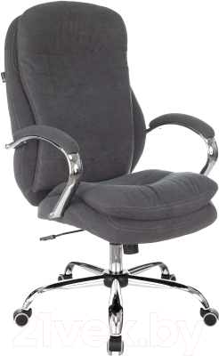 Кресло офисное Бюрократ Fabric T-9950SL (серый Alfa 44/хром)