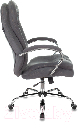 Кресло офисное Бюрократ Fabric T-9950SL (серый Alfa 44/хром)