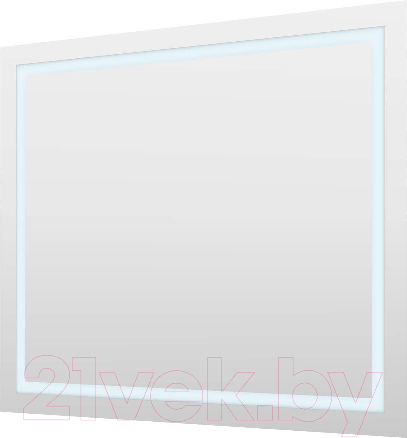 Зеркало Пекам Astra 1 100x80 / astra1-100x80dcl (с подсветкой, сенсором на взмах руки и часами)