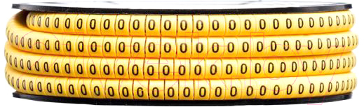 Маркер кабельный IEK МК0-1.5мм "0" / UMK00-0 (1000шт) — фото 2