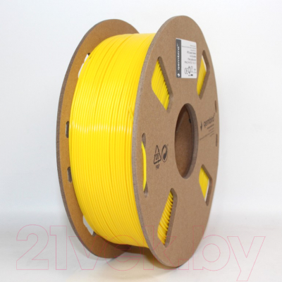 Пластик для 3D-печати Gembird PETG 3DP-PETG1.75-01-Y (1.75мм, 1кг, желтый)