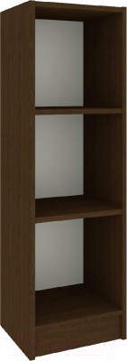 Стеллаж Кортекс-мебель Бинго 30x106 (венге)