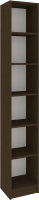 Стеллаж Кортекс-мебель Бинго 30x202 (венге) - 