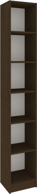 Стеллаж Кортекс-мебель Бинго 30x202 (венге)