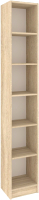Стеллаж Кортекс-мебель Бинго 30x202 (дуб сонома) - 