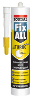 Клей-герметик Soudal Fix All Turbo (290мл, белый) - 