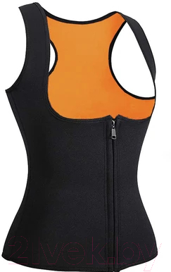 Корсет для похудения CleverCare PC-05SO (черный/оранжевый)