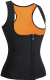 Корсет для похудения CleverCare PC-05SO (черный/оранжевый) - 