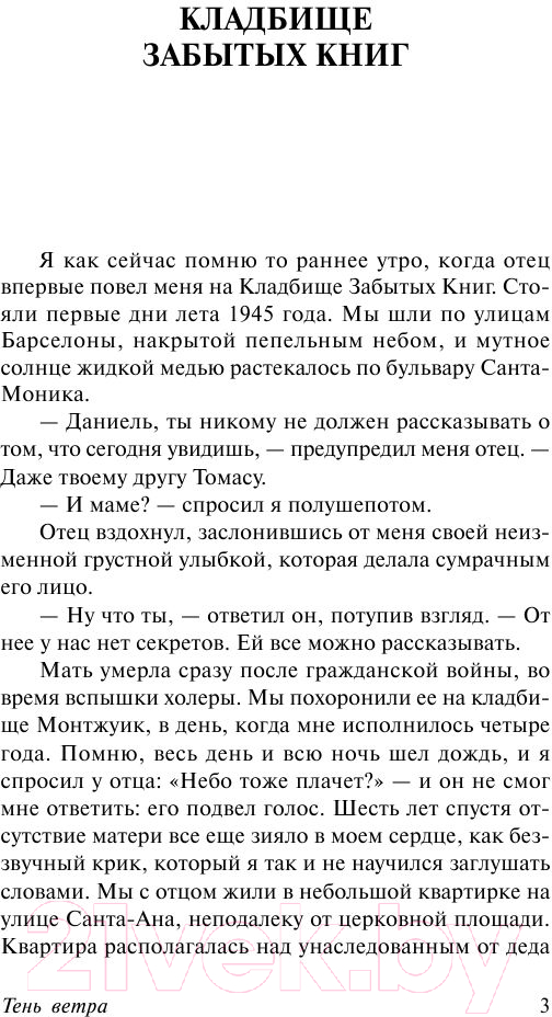 Художественная книга АСТ Тень ветра (Сафон К.) — фото 4