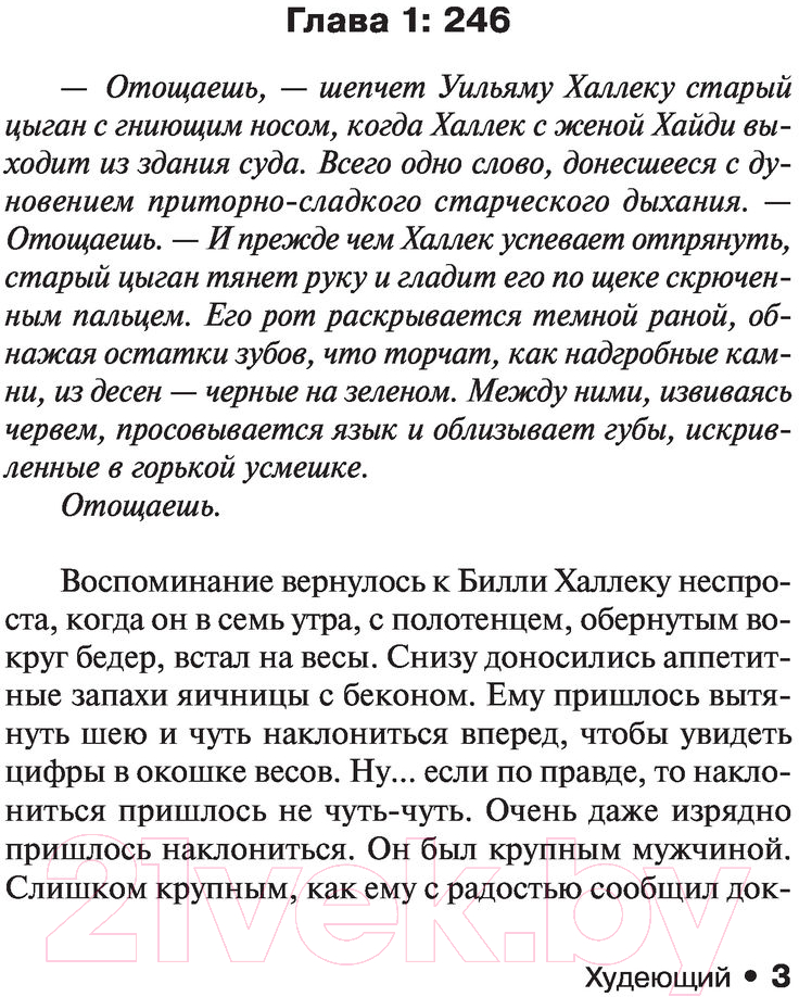 Художественная книга АСТ Худеющий (Кинг С.) — фото 3