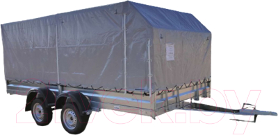 Изображение товара Прицеп для автомобиля Avtos A40U2B (4000x2000x300, R13, ресс. 3302 ГАЗ-1лист, тент 800мм, 2ос)