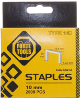 

Скобы Forte Tools, 140/10мм 1010HD