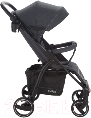 Детская прогулочная коляска INDIGO Sigma Lux (темно-серый)