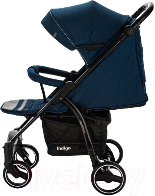 Детская прогулочная коляска INDIGO Sigma Lux (синий)